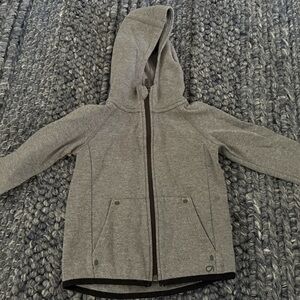 Gap Kids Performance Hoodie Gray Size 2T Full Zip EUC Long Sleeve